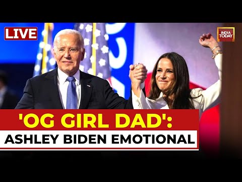 DNC 2024 LIVE | Ashley Biden's Emotional 'OG Girl Dad' Speech LIVE | Democratic National Convention