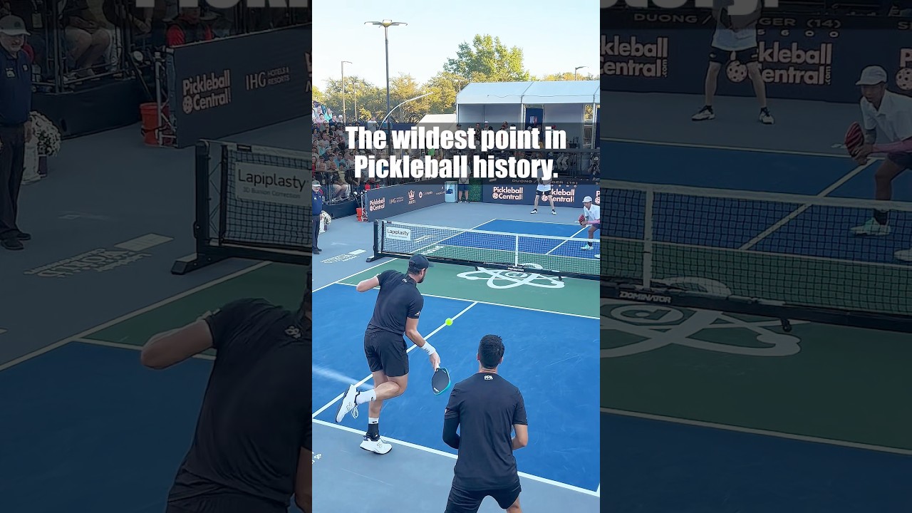 The Wildest Point in Pickleball History. 🤯