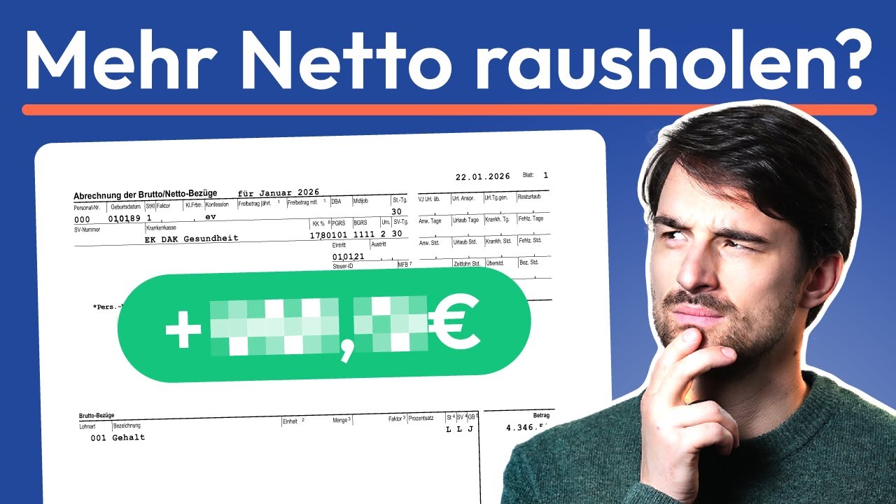 Brutto vs. Netto: So behältst du mehr € von deinem Lohn!
