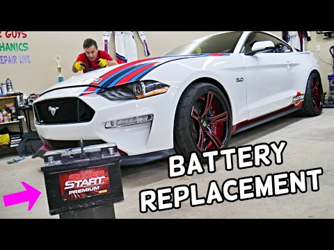 FORD MUSTANG BATTERY REPLACEMENT 2015 2016 2017 2018 2019 2020 2021 2022 2023