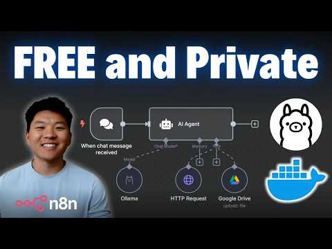 Power Your n8n AI Agents for FREE in 5 mins (and privately)