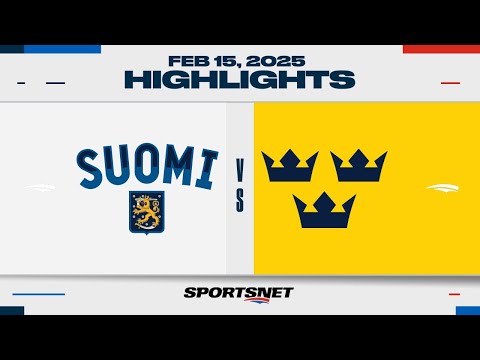 4 Nations FaceOff Highlights Finland vs. Sweden February 15, 2025