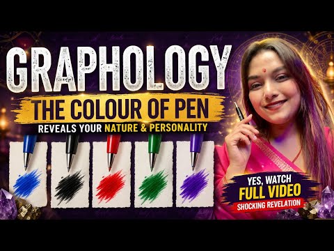 Your Pen Colour Reveals Your True Nature! 😲#graphology #handwriting #graphologist