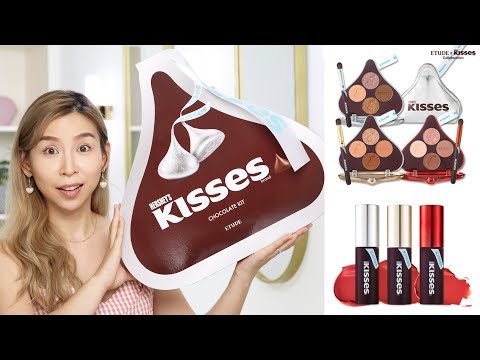 Trying out the New Hershey's Kisses X Etude House Makeup Collection