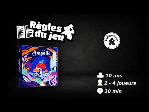 🍄 AMANITE 🍄🟫 règle du jeu #spiraleeditions #expliquemoica