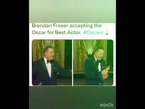 Brendan Fraser accepting the Oscar for Best Actor. #Oscars   
