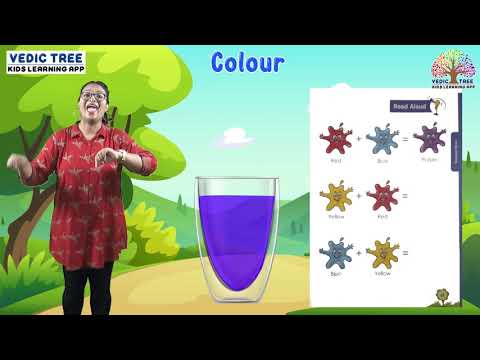 Vedic Tree Kids Learning App | Senior KG | Colour