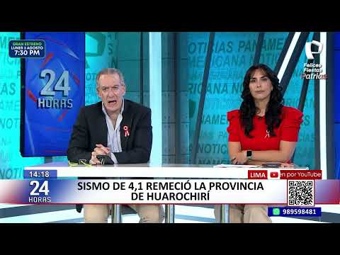 Sismo de magnitud 4,1 remeció la provincia de Huarochirí