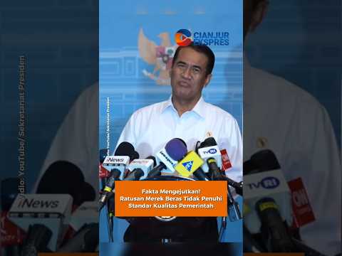 Ratusan Merek Beras Tidak Penuhi Standar Kualitas Pemerintah #beras #shorts