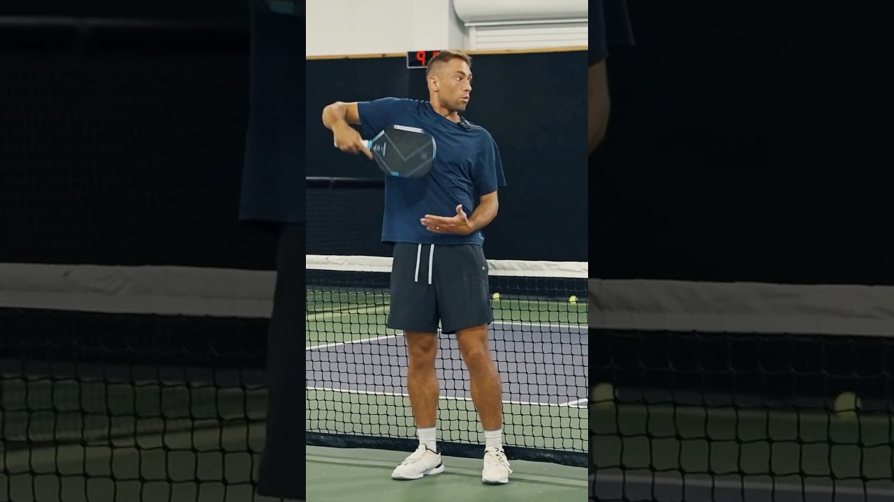 stop popping the ball up #pickleball