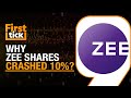 Zee Ent Stock Down 10% As Sony May Call Off Merger