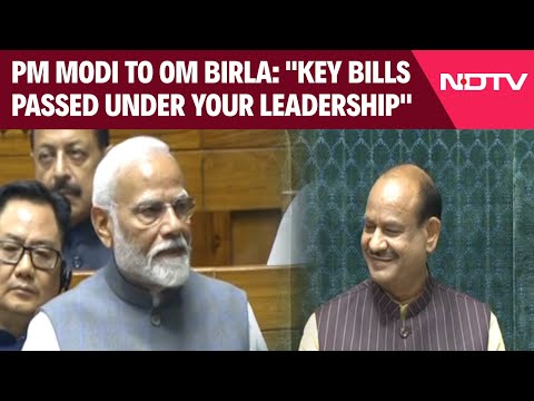 "Key Bills Passed Under Your Leadership": PM Praises Speaker Om Birla - Full Speech