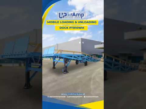 DELIVERY UP-RAMP MOBILE LOADING & UNLOADING DOCK PTR10WM 10T MENUJU PT. SINOTRANS OVERSEAS INDONESIA