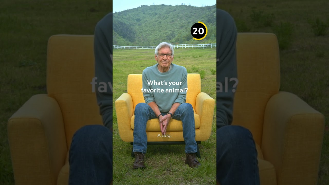 33 seconds with Hollywood legend and conservationist Harrison Ford. #NatGeo33