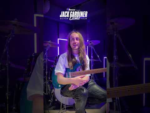 Greeting from Jack Gardiner for Guitar Clinic Tour 2026 | Ibanez