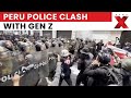 Peru Police Clash With Gen Z Protesters in Lima, Tear Gas Used Against Crowds | NewsX