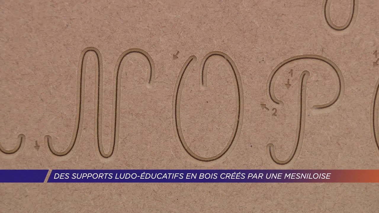 Yvelines | Des supports ludo-éducatifs en bois créés par une Mesniloise