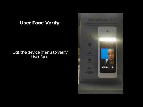 Anviz FaceDeep 5 IRT tutorial su registrazione utente e controllo mascherina per controllo accessi e rilevazione presenze