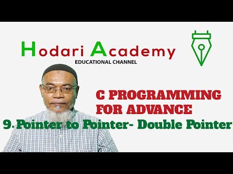 C Programming for Advanced - 9. Pointer to Pointer-Double Pointer