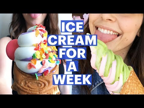 I Ate Ice Cream For A Week