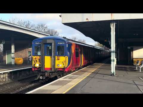 Class 455 - South Western Railway - Epsom Station - 17th December 2023