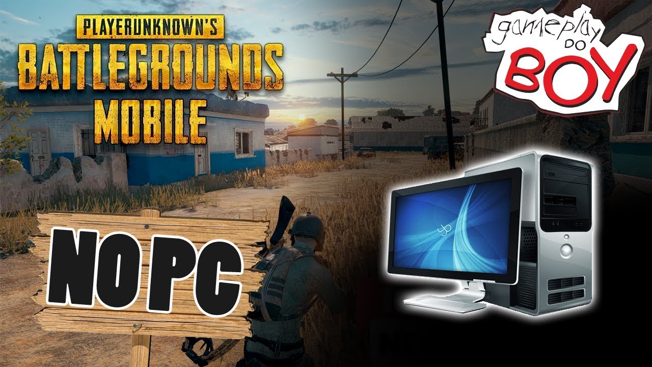 COMO JOGAR PUBG MOBILE NO PC - Gameplay do Boy