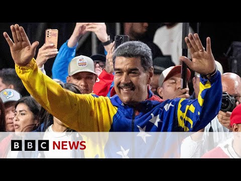 Venezuela's Maduro declared winner in disputed presidential vote | BBC News