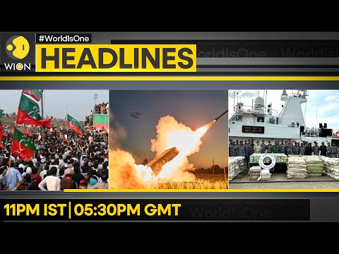 PTI Workers Near Islamabad | Russia: Downed 8 Missiles Fired by Ukraine | WION Headlines