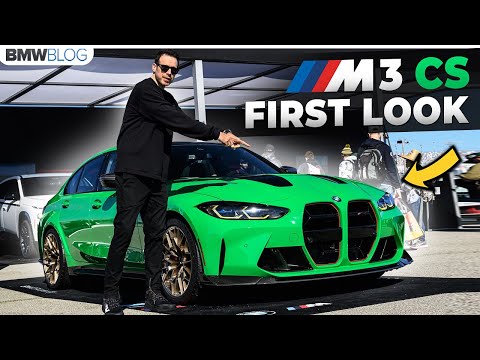 EXCLUSIVE 2023 BMW M3 CS First Look