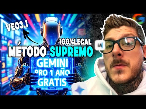🚀 ¡MÉTODO LEGAL 2025! Activa GEMINI PRO GRATIS por 1 AÑO (FUNCIONA)