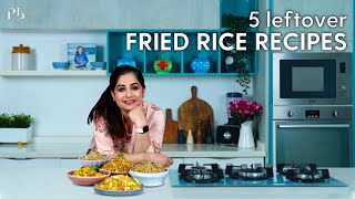 5 Fried Rice Recipes with Leftover Rice by Pankaj Bhadouria Video HD | Kokahd.com