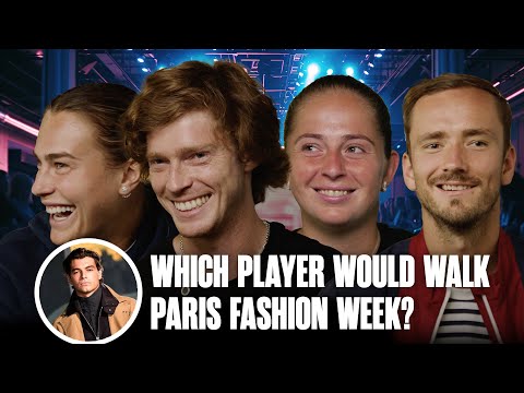 Tennis stars walking Paris Fashion Week? Medvedev, Gauff, Andreeva & more weigh in 👠