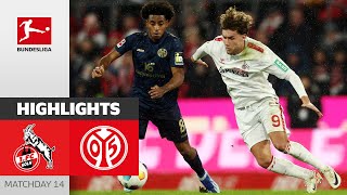 Intense Sunday Clash! | 1. FC Köln — FSV Mainz 05 0-0 | Highlights | Matchday 14 – Bundesliga 23/24