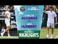 #CarlosAlcaraz v #UgoHumbert | Round 4 Highlights | #WimbledonOnStar
