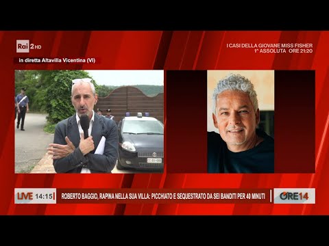 Rapina a Roberto Baggio, picchiato e sequestrato da 5 banditi per 40 minuti - Ore 14 del 21/06/2024