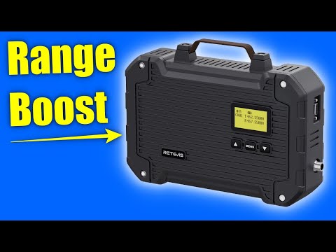 Boost Your GMRS Signal with the Retevis RT97L Repeater - Overview and Demo
