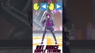 SIMPLIFIED RAT DANCE TUTORIAL 🐀 DOPPIO DANCED! // #doppiodropscythe #v