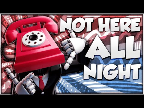 ☎️ NOT HERE ALL NIGHT | FNAF SONG ANIMATION #1 ☎️