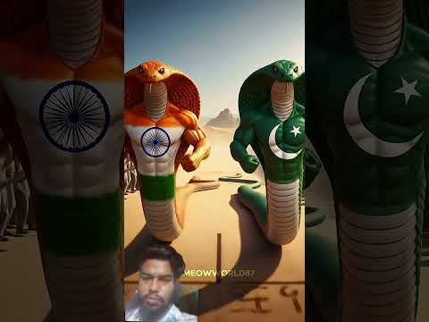 India vs Pakistan snake race challenge#india #pakistan #ai #cartoon #khans #zartan #sheru