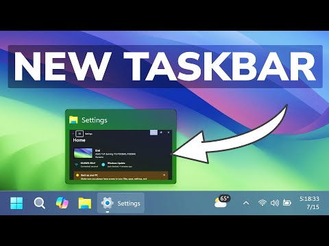 How to Enable the New Taskbar in Windows 11 Build 22635.3930