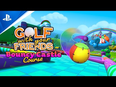 Golf With Your Friends - Bouncy Castle Course Launch Trailer | PS4 Games