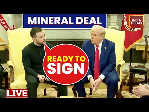 US-Ukraine Minerals Deal Live News: Ukraine Ready To Sign Minerals Deal With U.S.: Zelenskyy