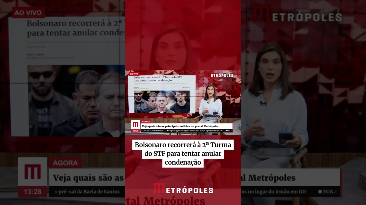 Bolsonaro recorrerá à 2ª Turma do STF para tentar anular condenação  TV Online Bolsonaro recorrerá à 2ª Turma do STF para tentar anular condenação