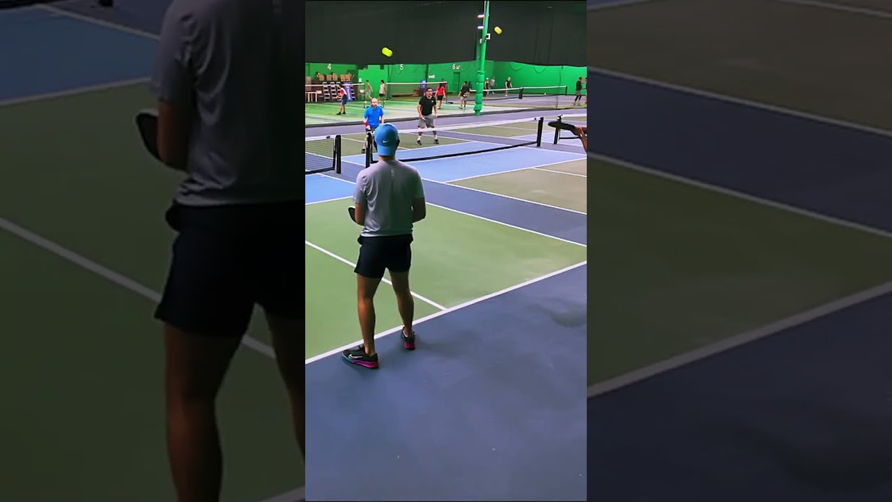 💪Defended Slam and Put Away #sporthighlights #pickleballhighlights #pickleball #sports #shorts