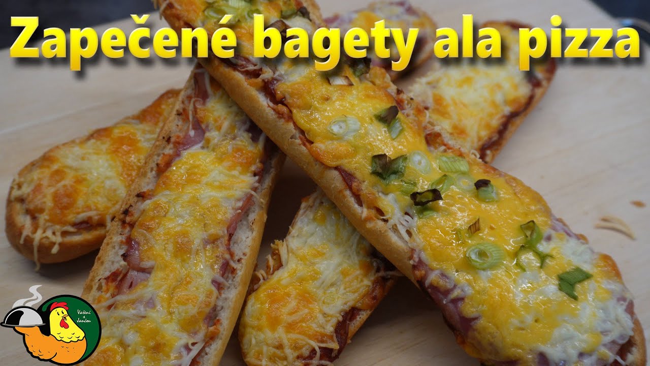 Zapečené bagety ala pizza