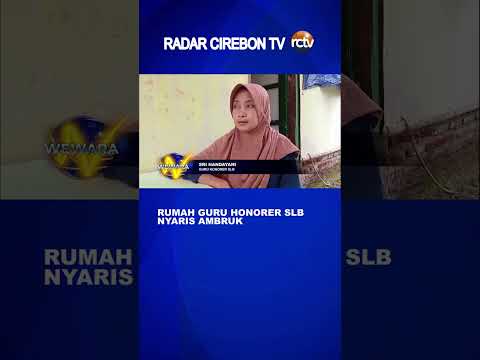 Rumah Guru Honorer SLB Nyaris Ambruk