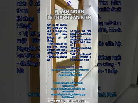 Điều kiện THUÊ nhà ở xã hội: CHUNG CƯ LÊ THÀNH TÂN KIÊN #lethanhtankien #batdongsan  #nha #binhchanh