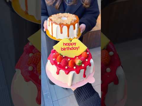 1000円から買えるおひとり様用ホールケーキ専門店🎂シフォン生地だから軽くてぺろっと食べれちゃう！ #東京グルメ