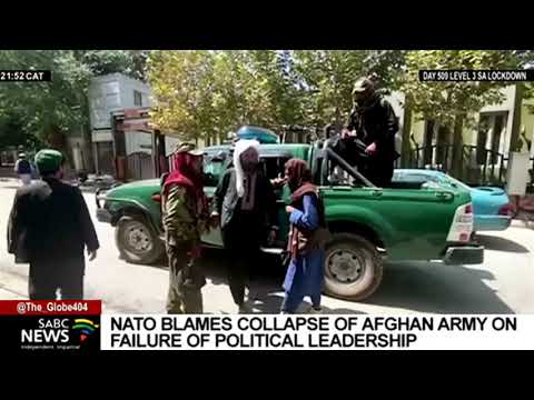 NATO blames the collapse of Afghanistan's armed forces on a failure of political leadership