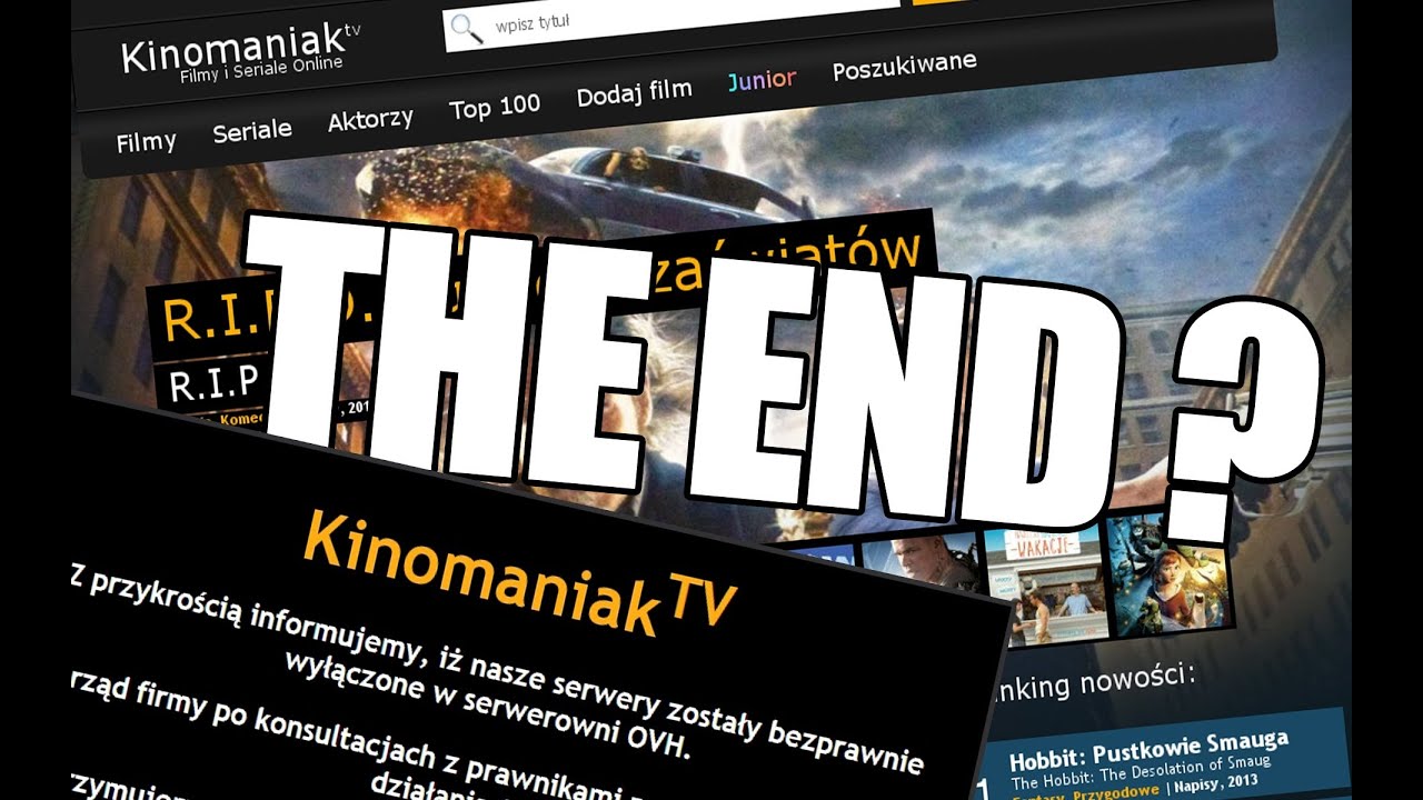 Co Się Dzieje Z Kinomaniak Tv The End Kinomaniak.tv / Czy to koniec serwisu Kinomaniak? - YouTube